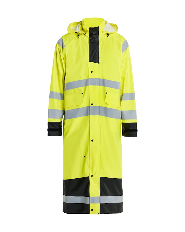 Blåkläder Sadetakki Highvis keltainen pitkä