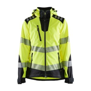 Blåkläder 4791 naisten highvis softshelltakki