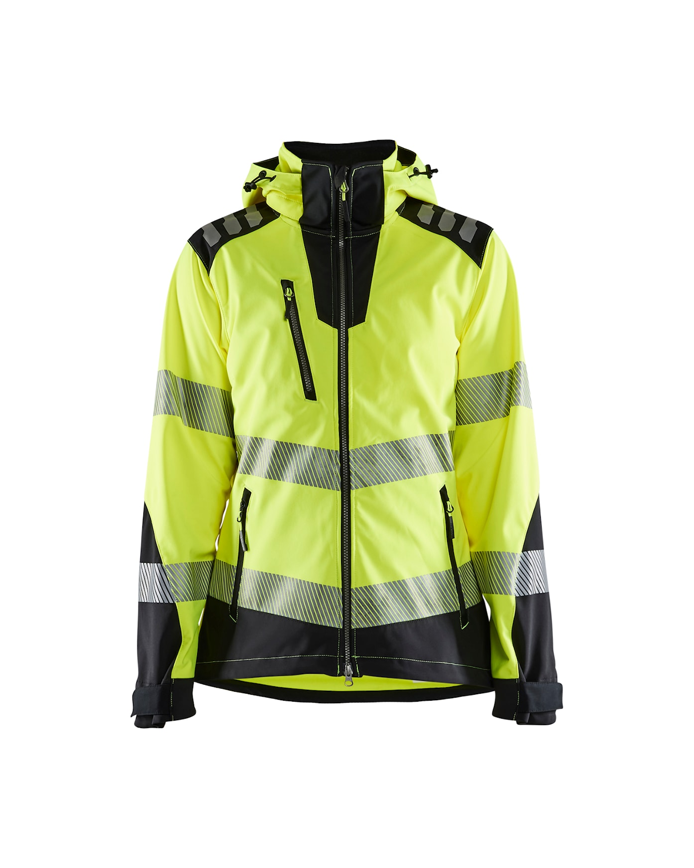 Blåkläder 4791 naisten highvis softshelltakki