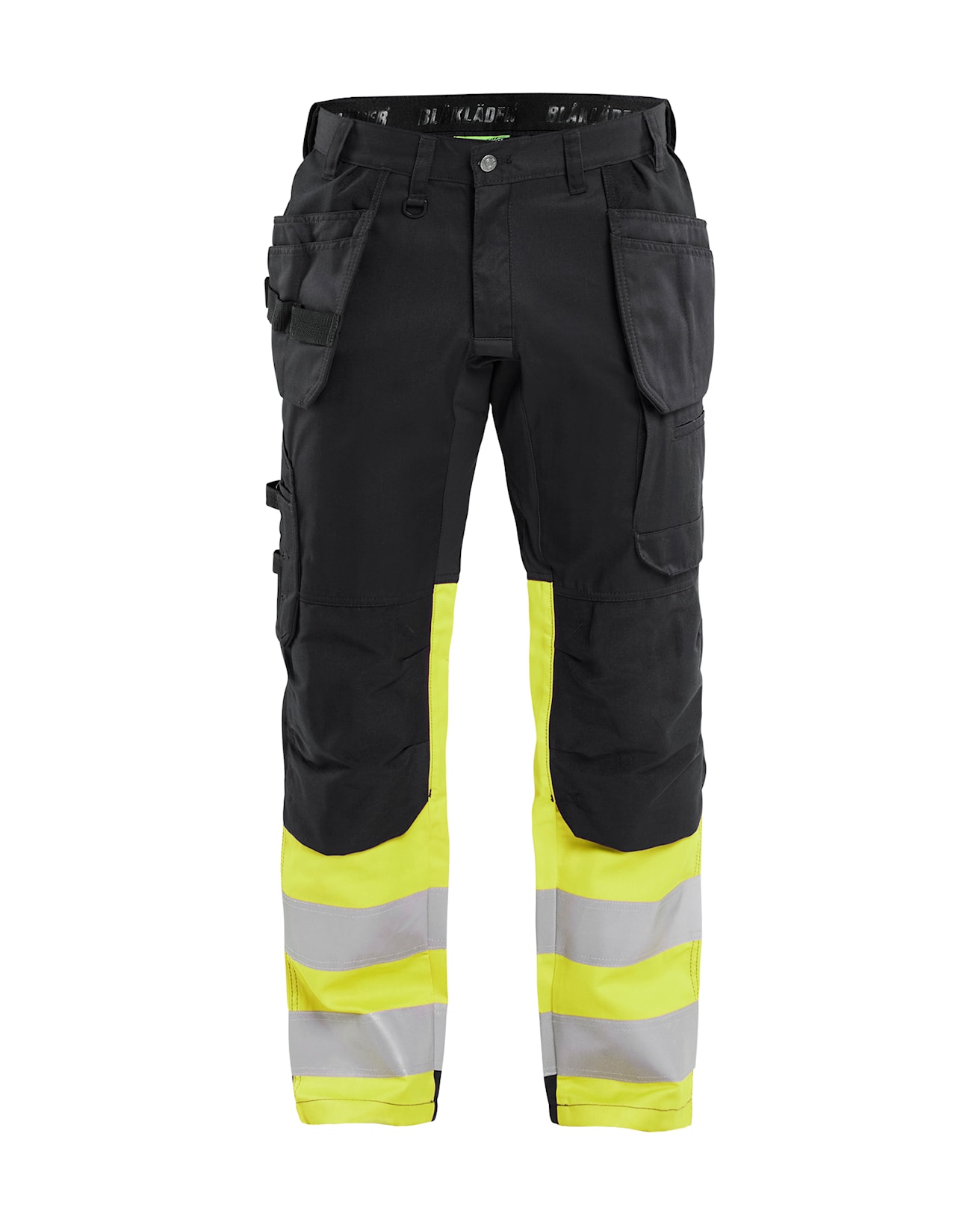 Blåkläder 1558 highvis riipputaskuhousut stretch