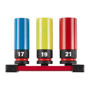 Milwaukee autohylsysarja 17mm, 19mm ja 21mm