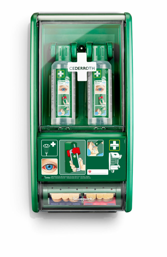 Cederroth silmänhuuhteluasema