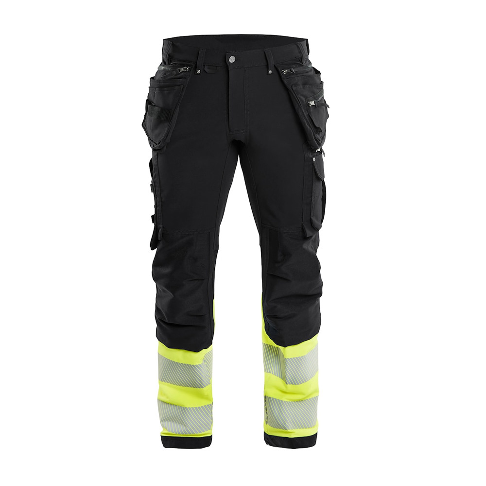 Blåkläder 1993 highvis riipputaskuhousut 4-way str