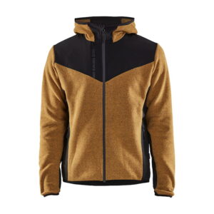 Blåkläder neulottu Softshelltakki sinapinkelt./mus